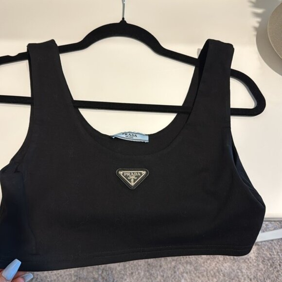 Prada Black Crop Top - Picture 4 of 4